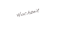 Hochzeit